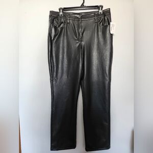 Cleo Petites NWT Vegan Leather Pants